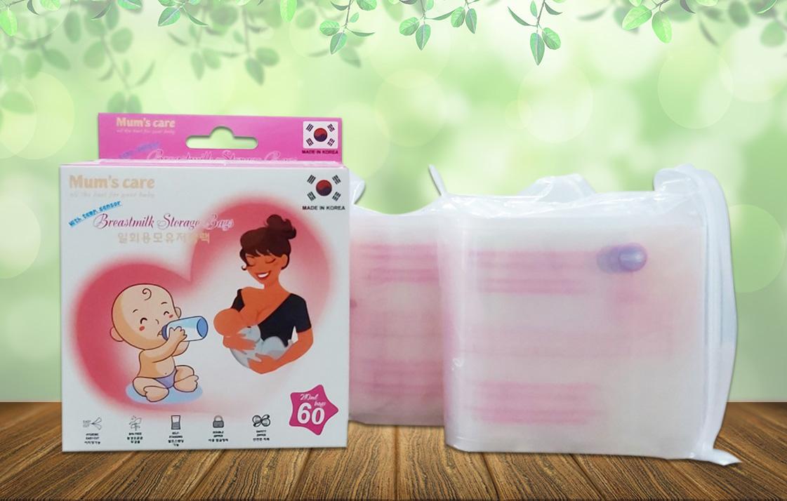 Túi trữ sữa có cảm ứng nhiệt Mum's Care (Hàn Quốc)
